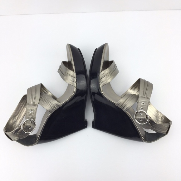 Aldo Platform Wedge Rose Gold Sz 8.5 - Picture 2 of 8